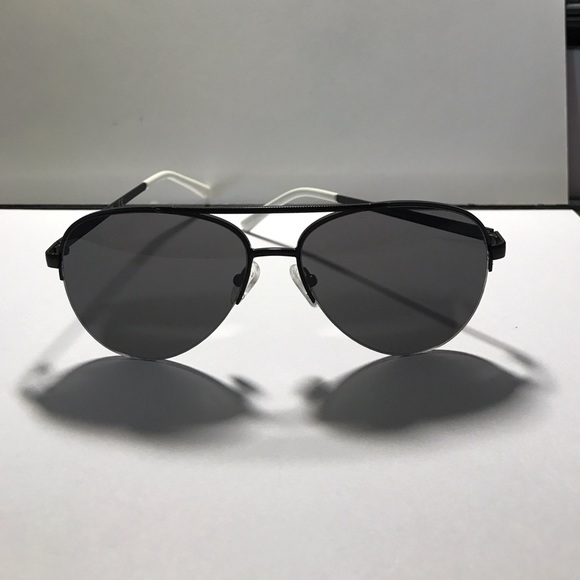 REACTION KENNETH COLE BLACK AVIATOR SUNGLASSES - Picture 15 of 16